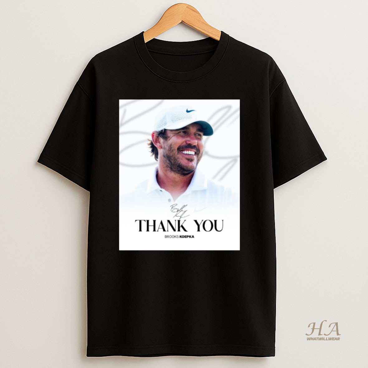 Official 2025 Thank You Brooks Koepka Pga Tour Liv Golf Signature T Shirt