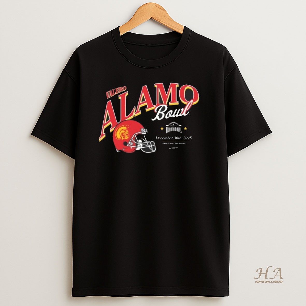 Official 2025 Valero Alamo Bowl Usc Alamodome San Antonio December 28 T Shirt