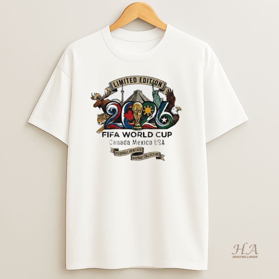 Official 2026 Fifa World Cup Canada Mexico Usa Shirt