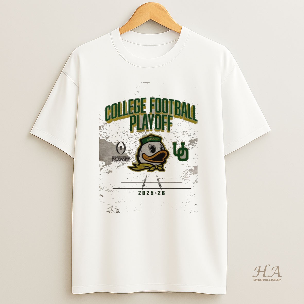 Official 6ckuws83 Oregon Ducks College Football Playoff Mascot 2025 26 2 Sided T Shirt