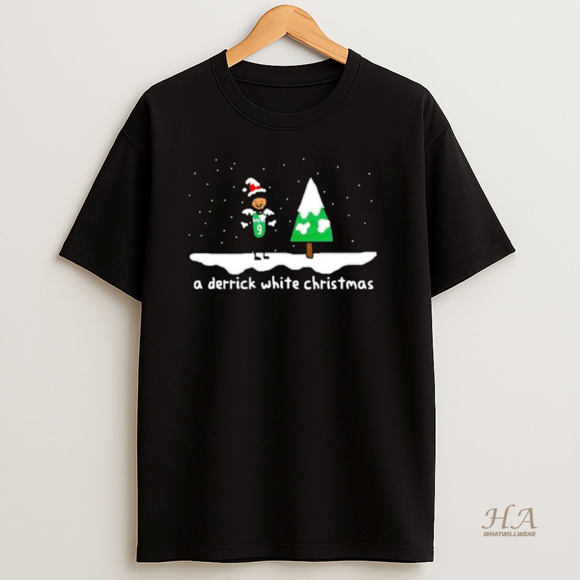 Official A Derrick White Christmas T Shirt