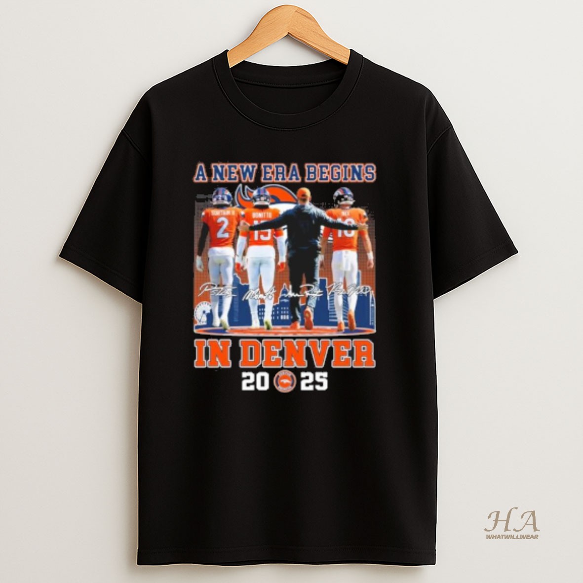 Official A New Era Begins In Denver Broncos 2025 T Shirt