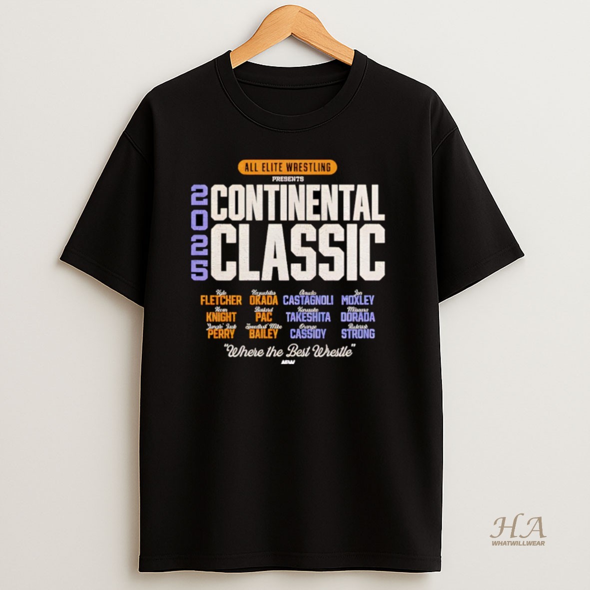 Official Aew Continental Classic 2025 Where The Best Whestle Christmas Shirt