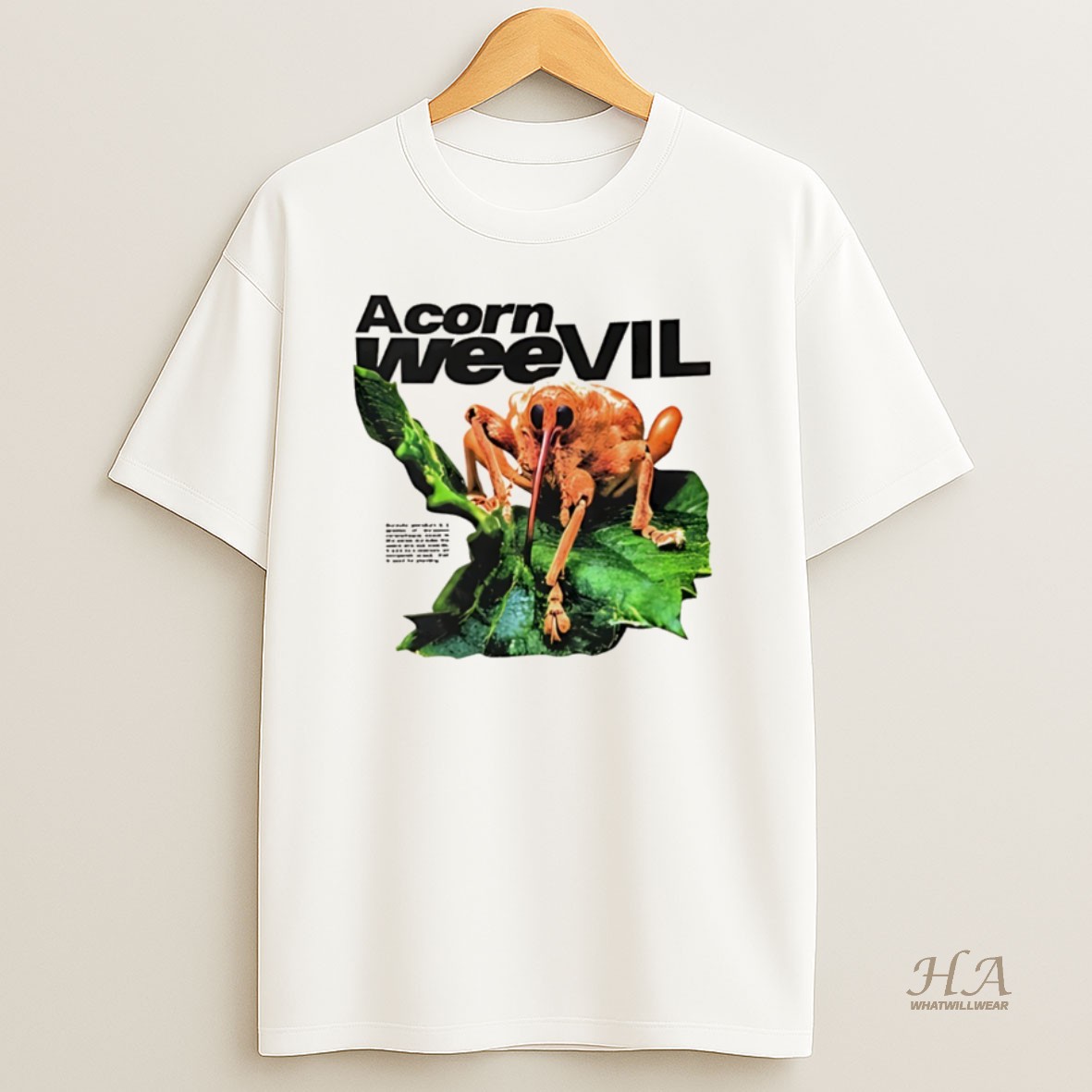 Official Acorn Weevil Stare Christmas T Shirt