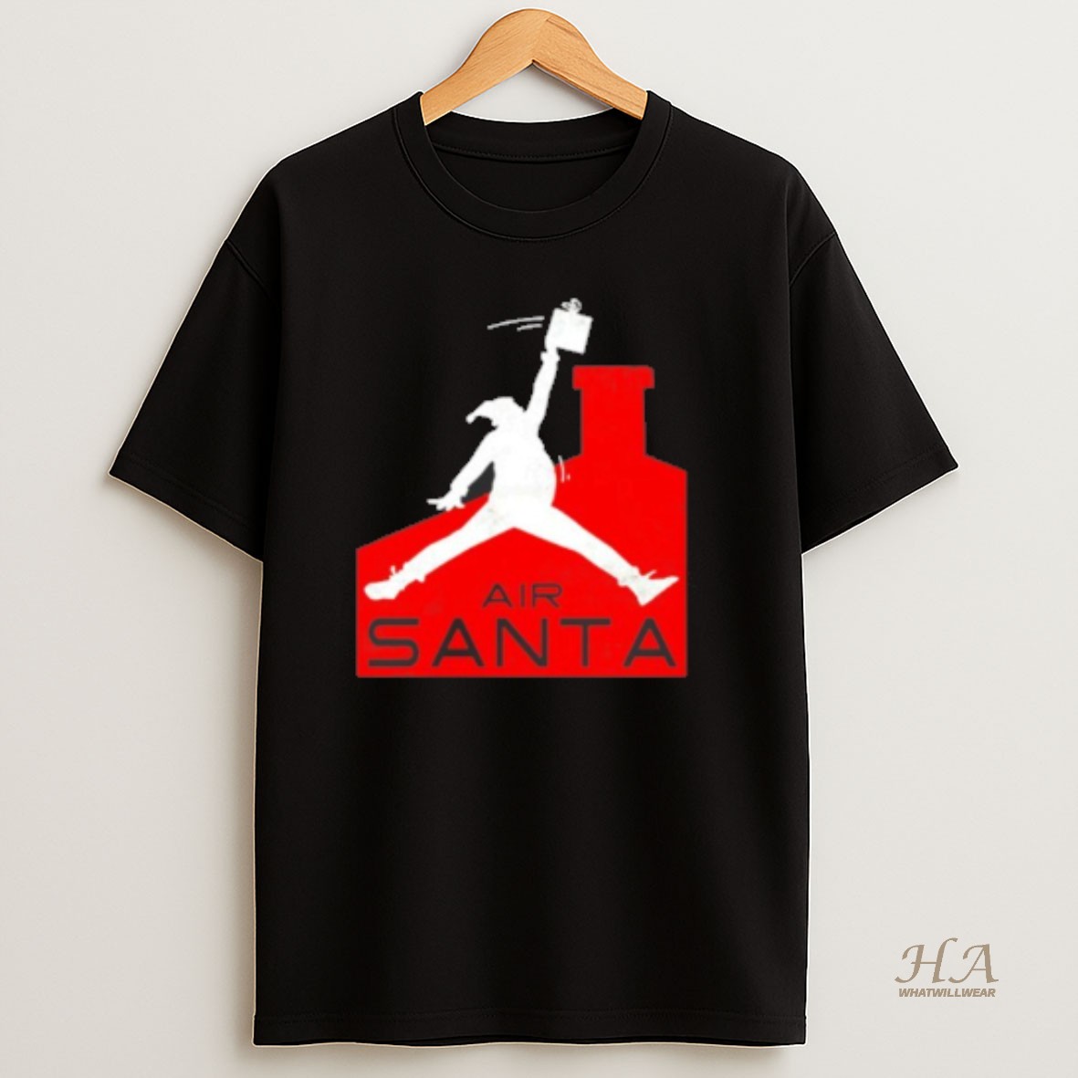 Official Air Santa Funny Christmas Gifts T Shirt