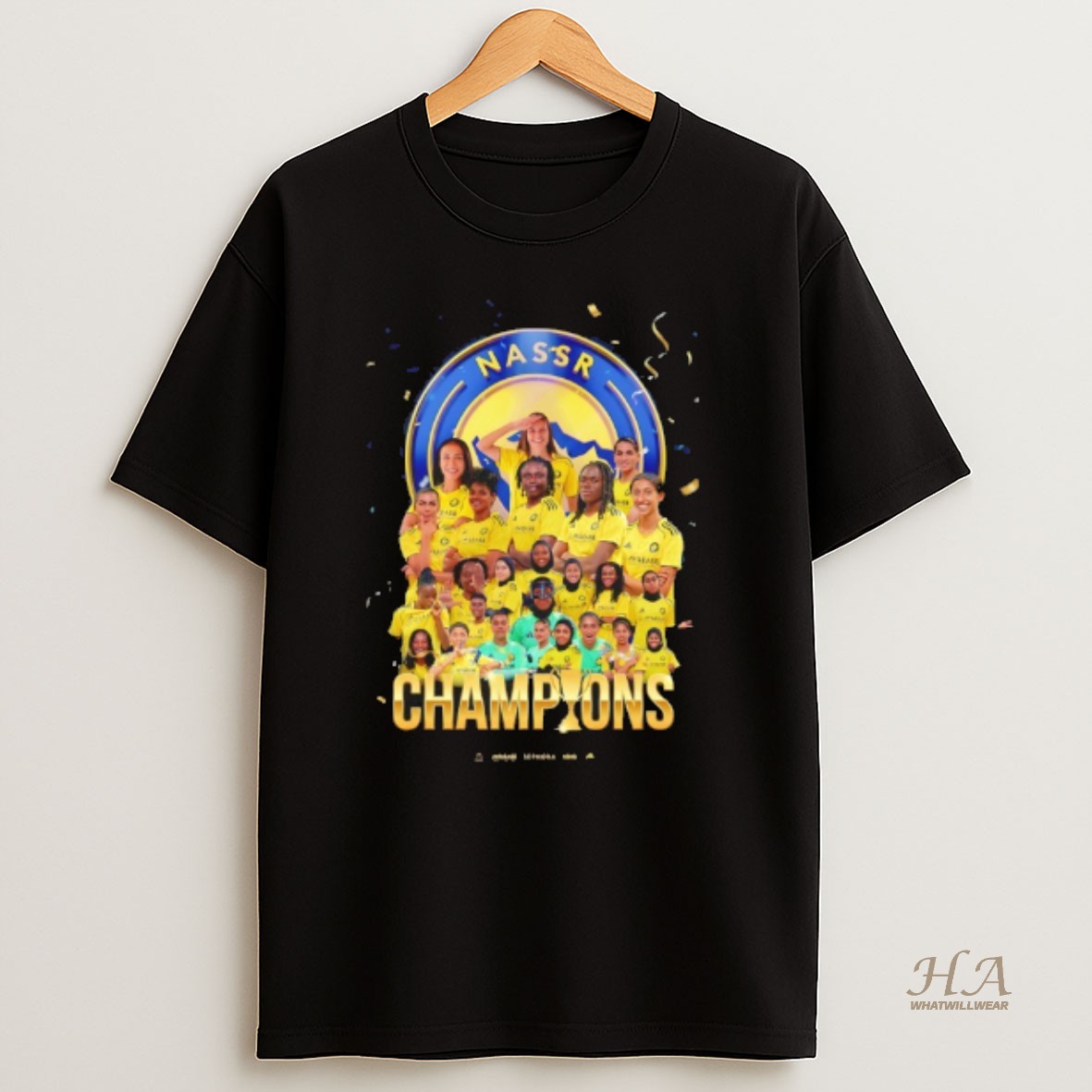 Official Al Nassr Fc Champion Of The Womens Challenge Cup 2025 T Shirt