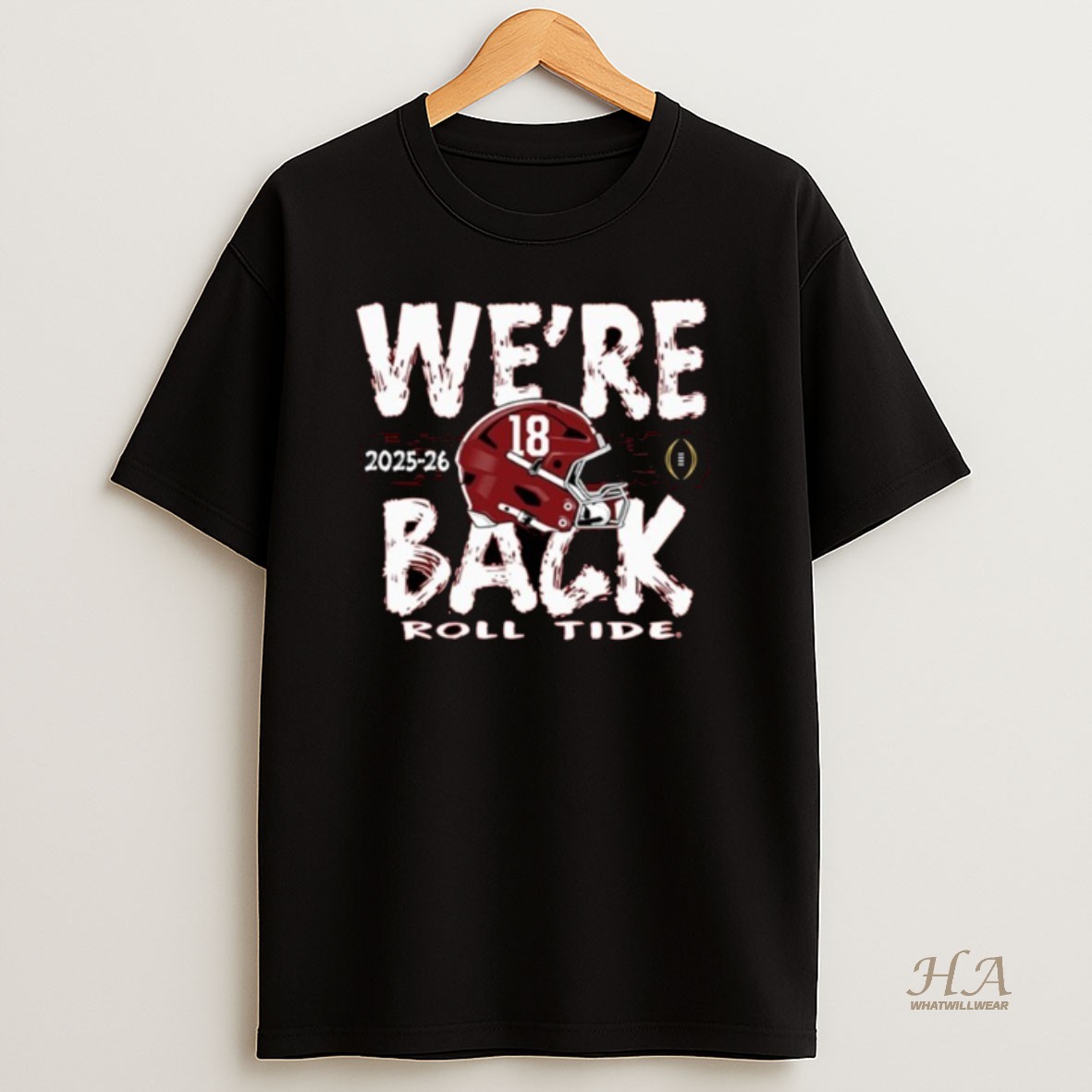 Official Alabama Crimson Tide 2025 26 Cfp Bound Were Back Roll Tide Shirt