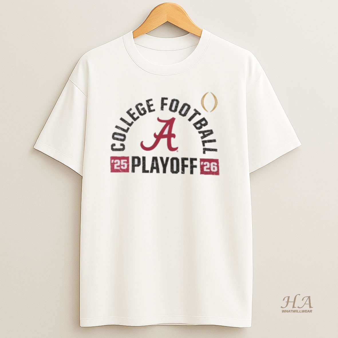 Official Alabama Crimson Tide 2025 26 College Football Playoff Touchdown Glory T Shirt