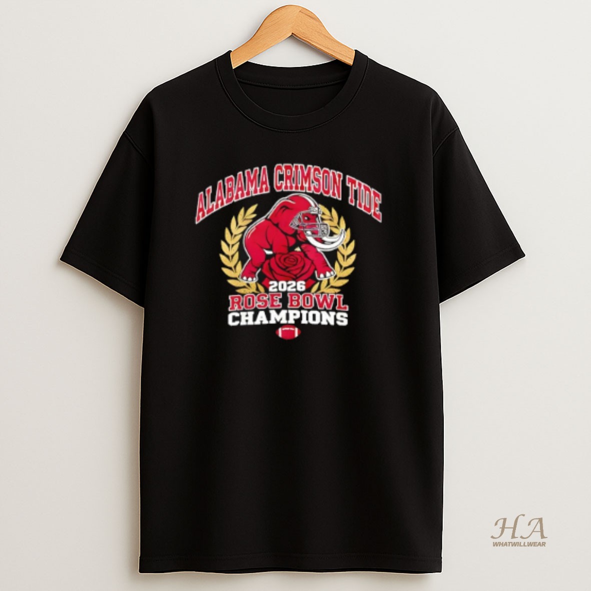 Official Alabama Crimson Tide 2026 Rose Bowl Champion Vintage T Shirt