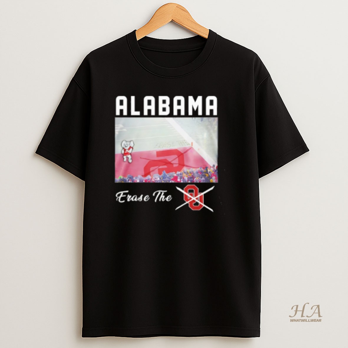 Official Alabama Crimson Tide Erase The Not Oklahoma 2025 26 Cfp T Shirt