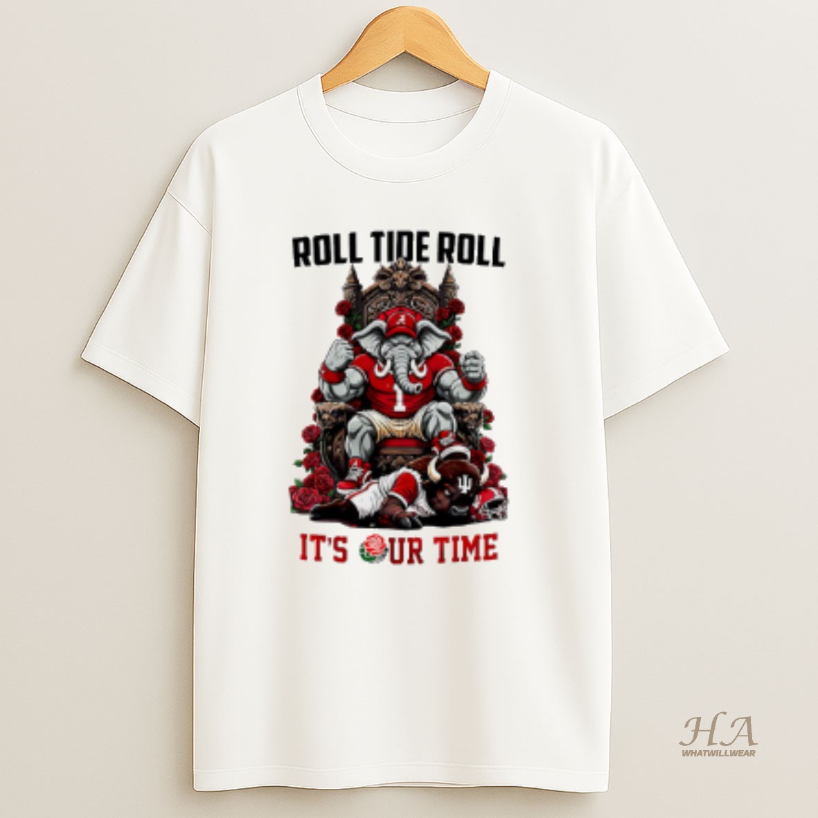 Official Alabama Crimson Tide Roll Ride Roll 2026 Rose Bowl It Our Time T Shirt