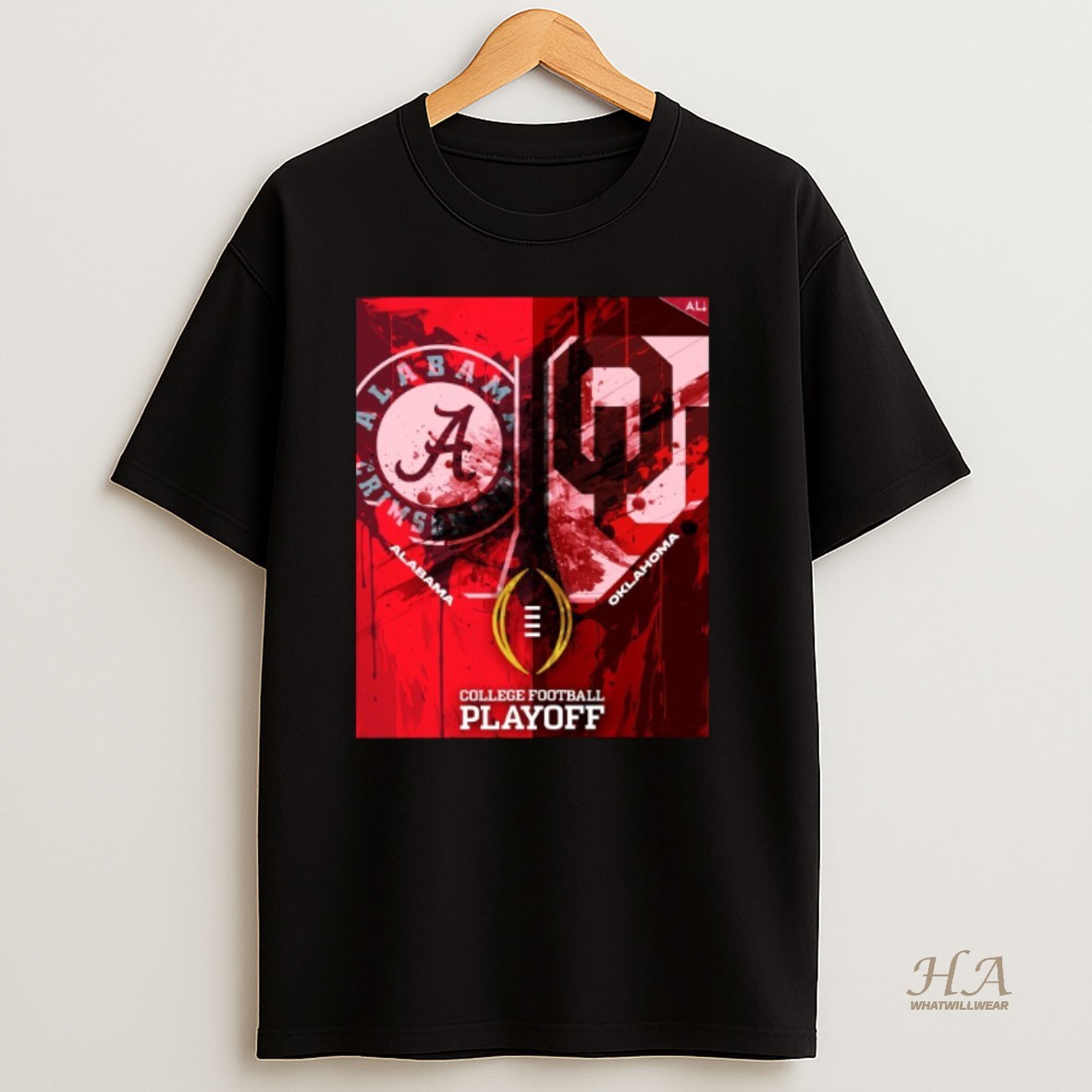 Official Alabama Crimson Tide Vs Oklahoma Sooners 2025 Cfb Playoffs Dec 19th 2025 Shirt