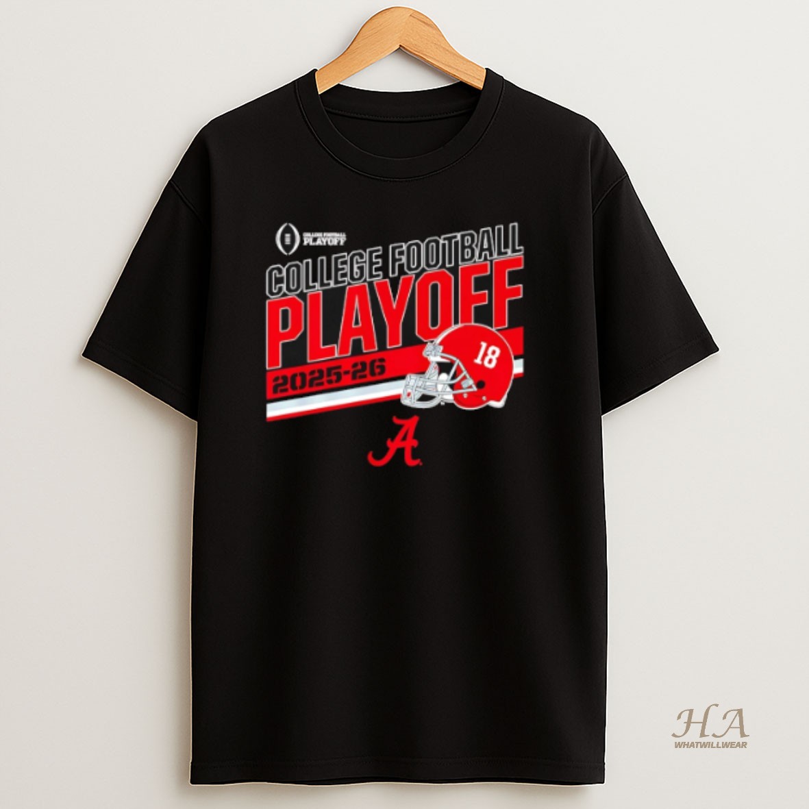 Official Alabama Football 2025 26 Cfp Stripe Shirt