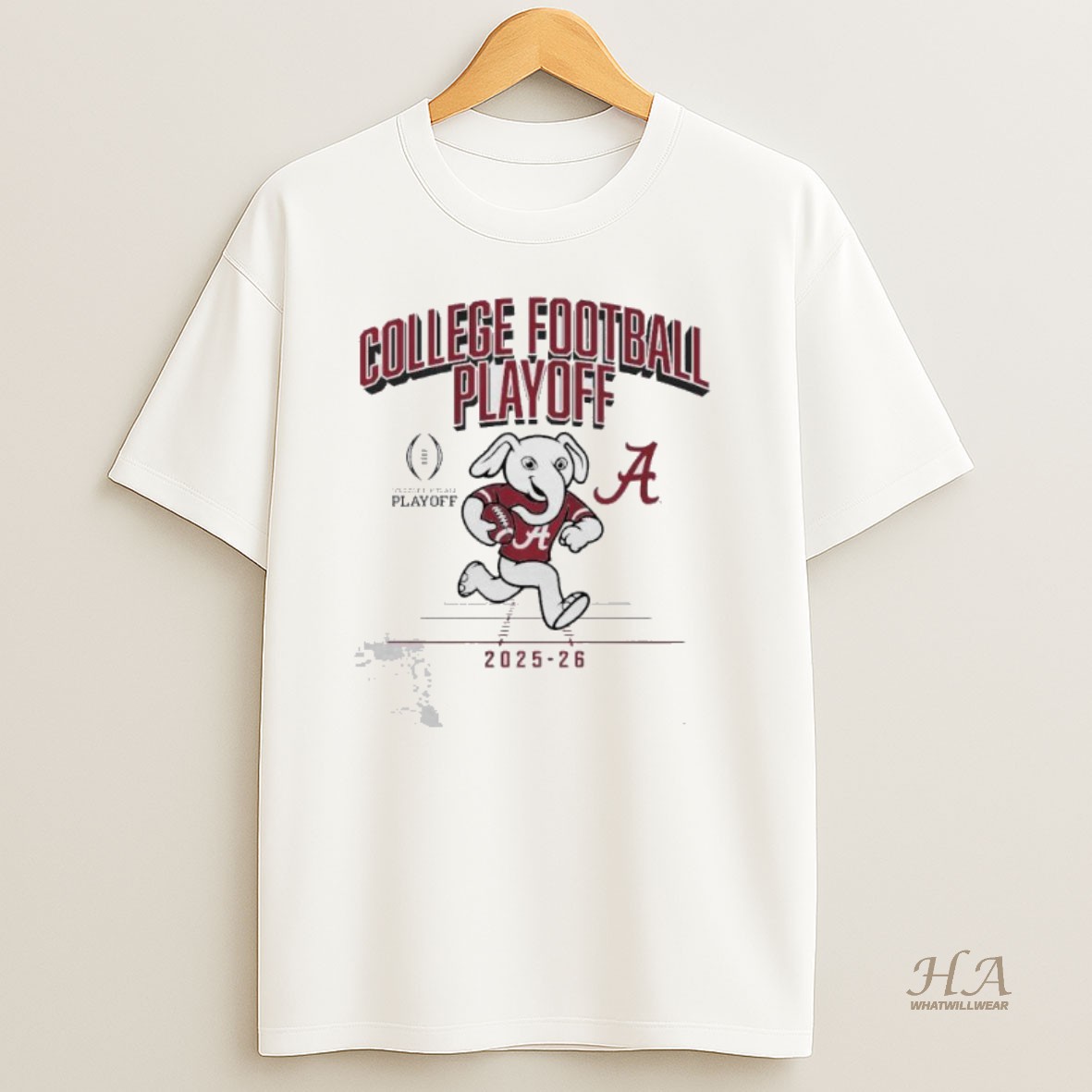 Official Alabama Football Cfp Mascot 2025 2026 Shirt