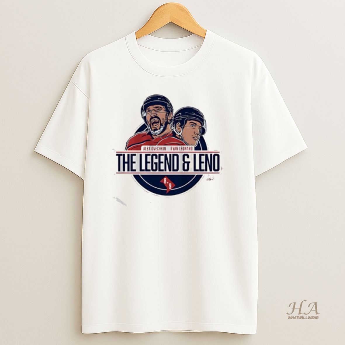 Official Alex Ovechkin Ryan Leonard The Legend Leno Shirt