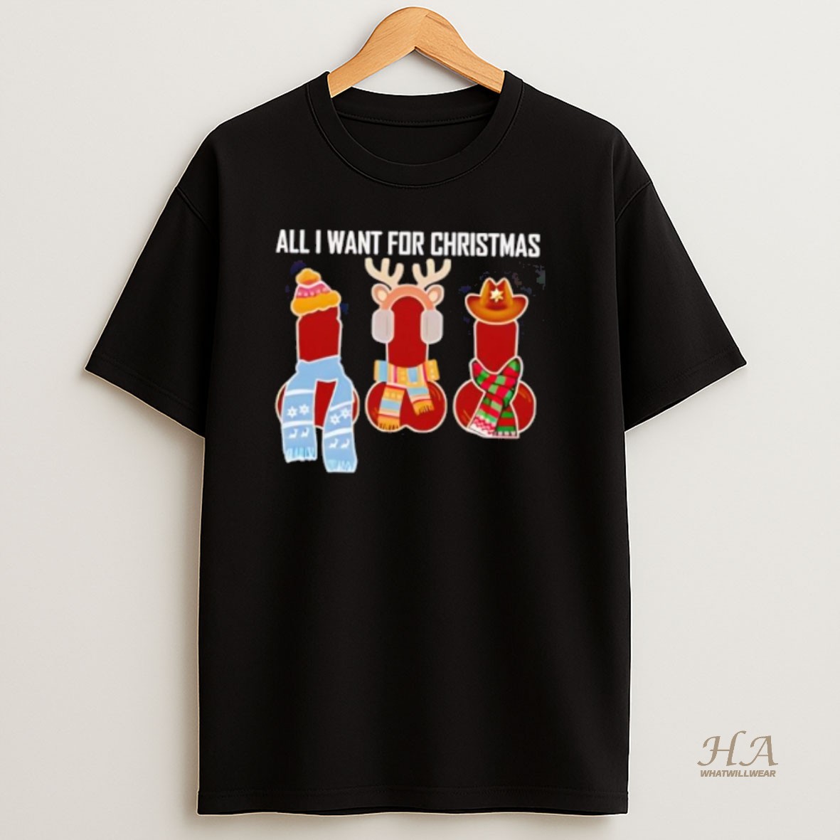 Official All I Want For Christmas Is Dic T Shirt