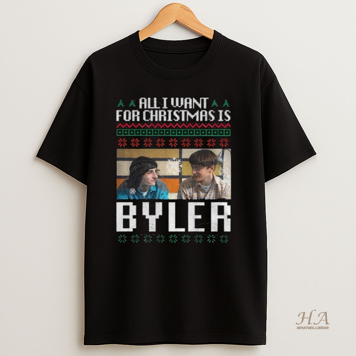 Official All I Want For Christmas Is Byler Merry Christmas Shirt