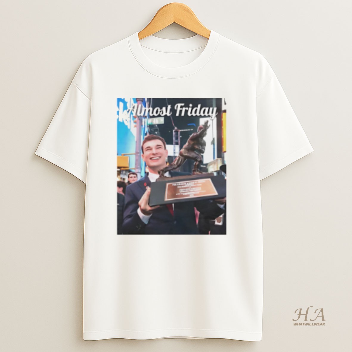 Official Almost Friday Heismendoza Fernando Mendoza Heisman T Shirt
