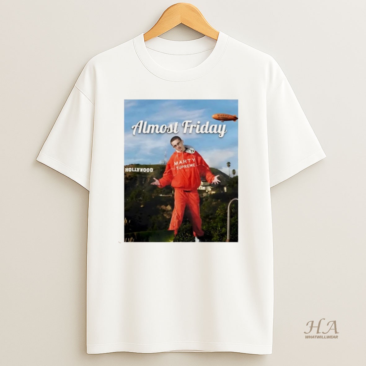Official Almost Friday Marty Supreme Photo Christmas Shirt