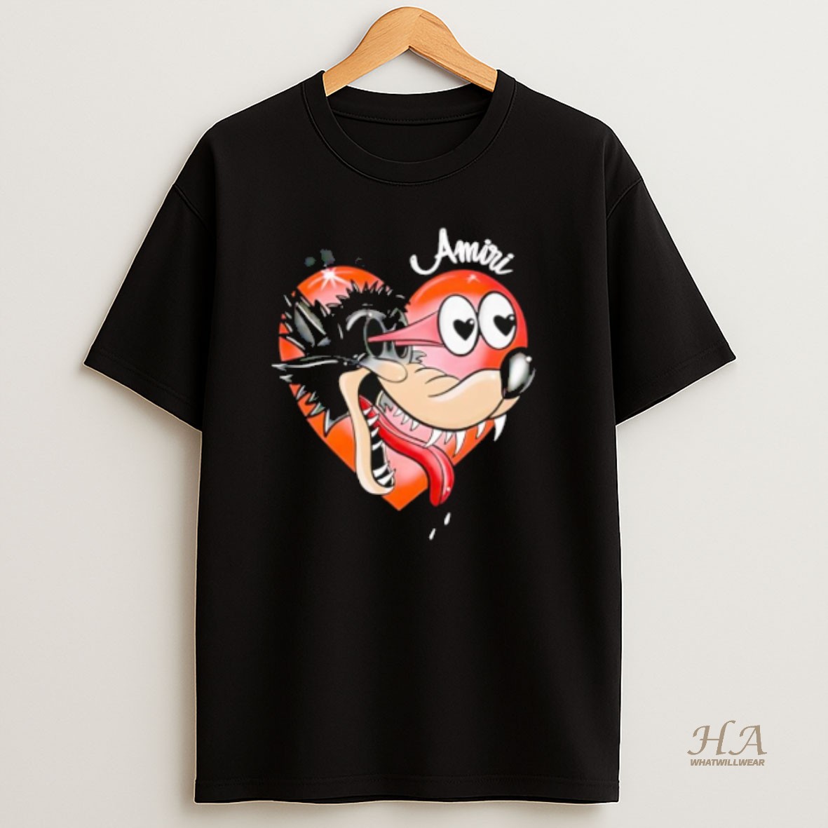 Official Amiri Hopeless Romantic Oversized T Shirt
