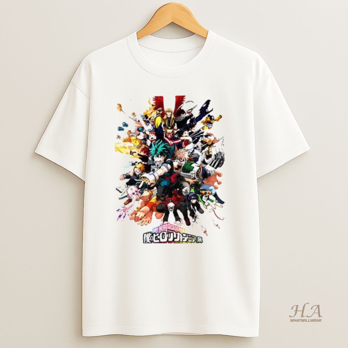 Official Anime Character Collage Graphic My Hero Academia Shirt
