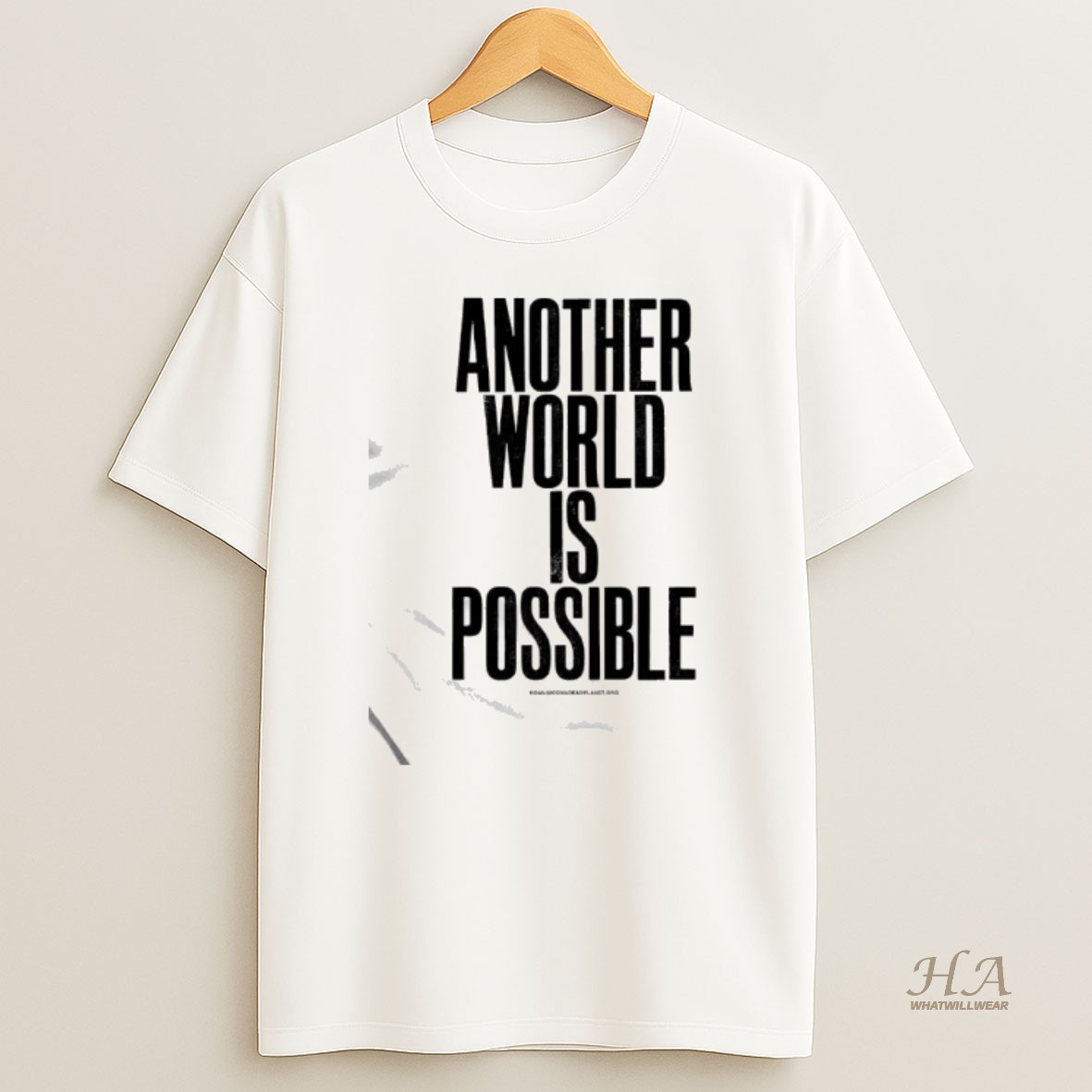 Official Anthony Burrill Another World Is Possible Shirt