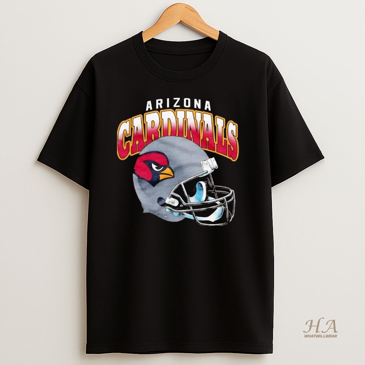Official Arizona Cardinals Gradient Helmet Shirt
