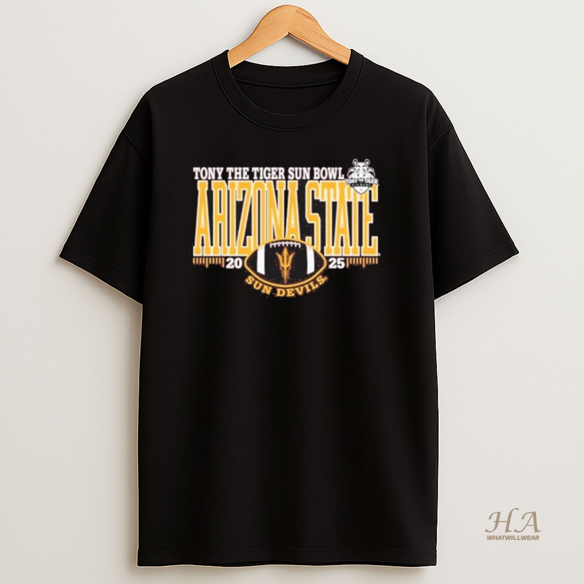 Official Arizona State Sun Devils 2025 Sun Bowl Bound T Shirt