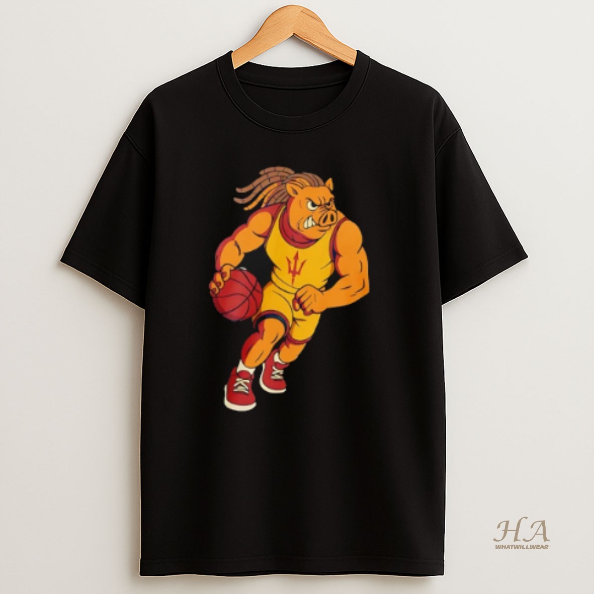 Official Arizona State Sun Devils Pigs Fly Forks Up Mascot Shirt