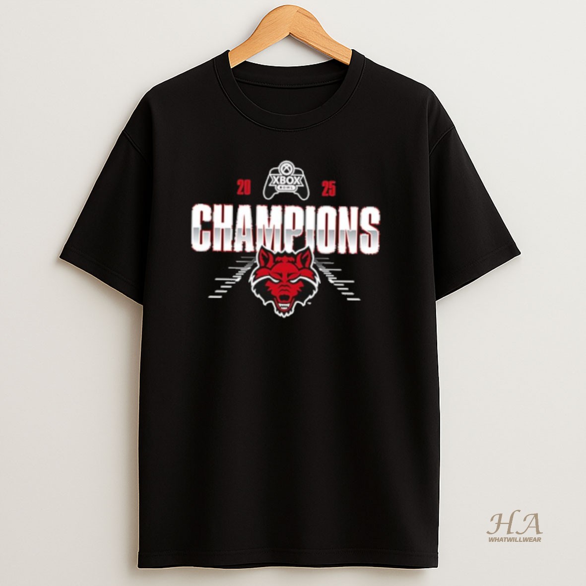 Official Arkansas State Red Wolves Athletics Xbox Bowl Champions 2025 T Shirt