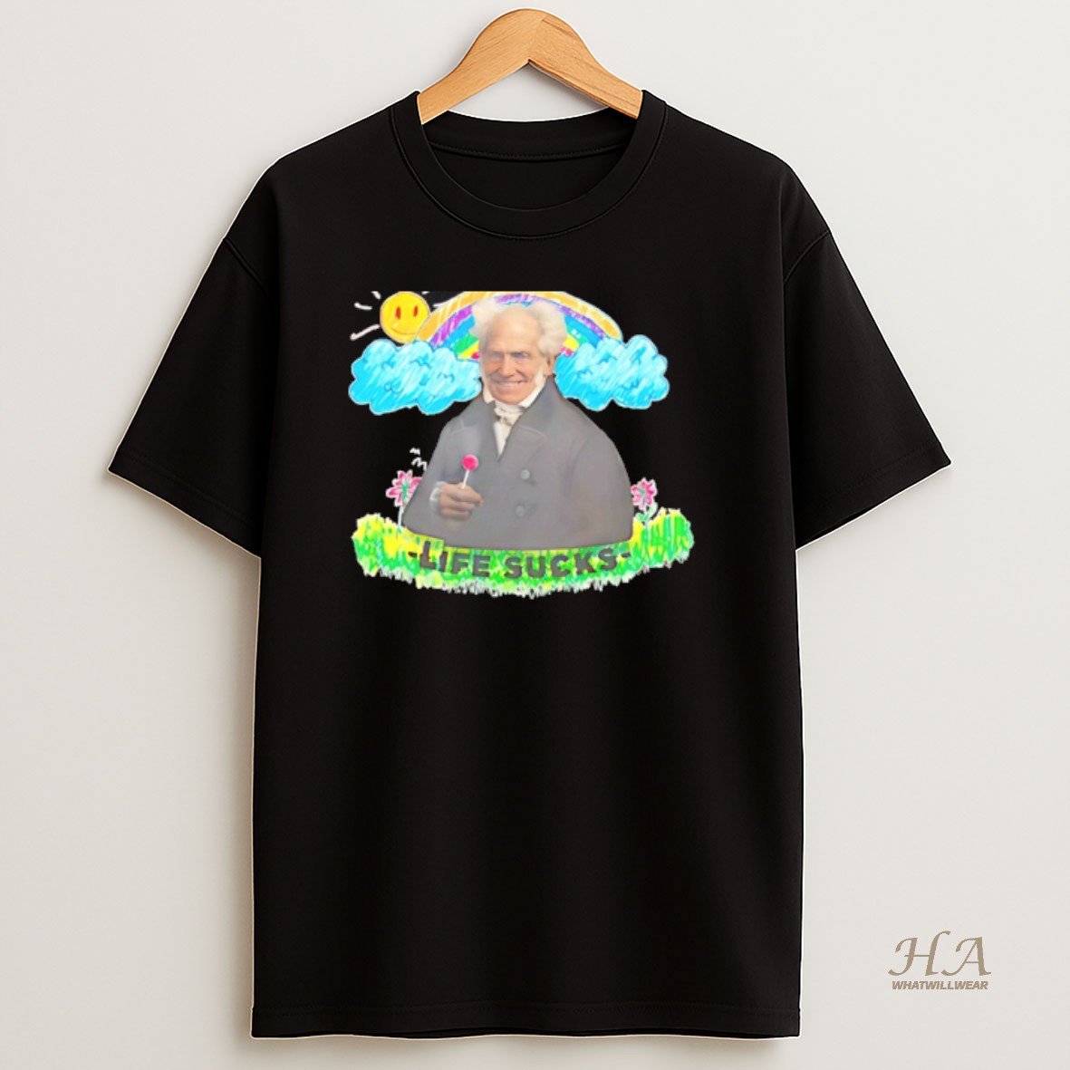 Official Arthur Schopenhauer Life Sucks Art Shirt