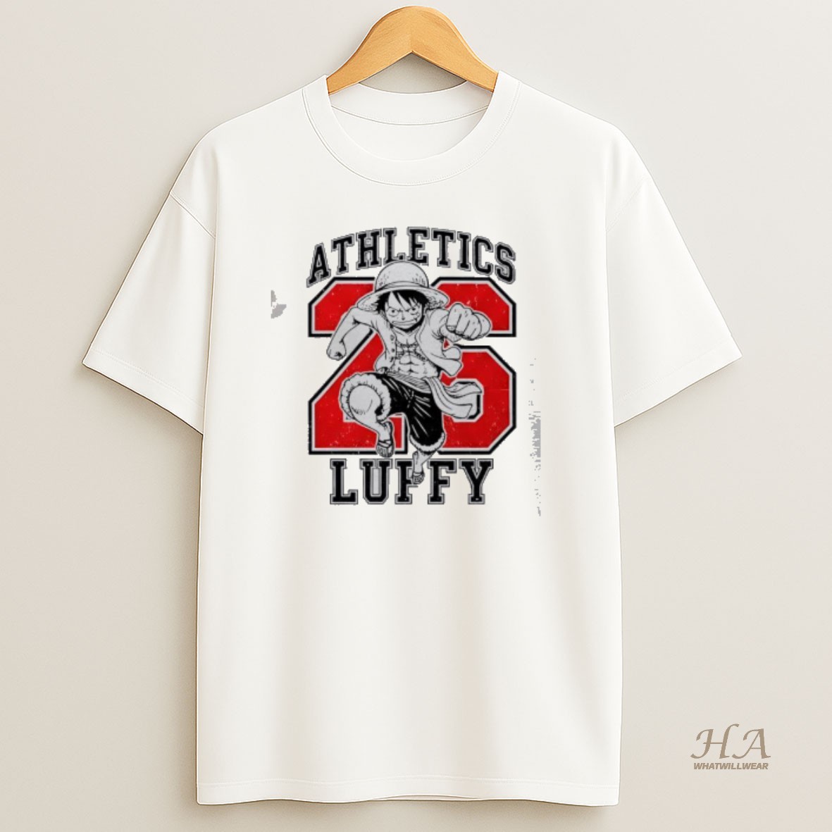 Official Athletics One Piece 2026 Luffy T Shirt