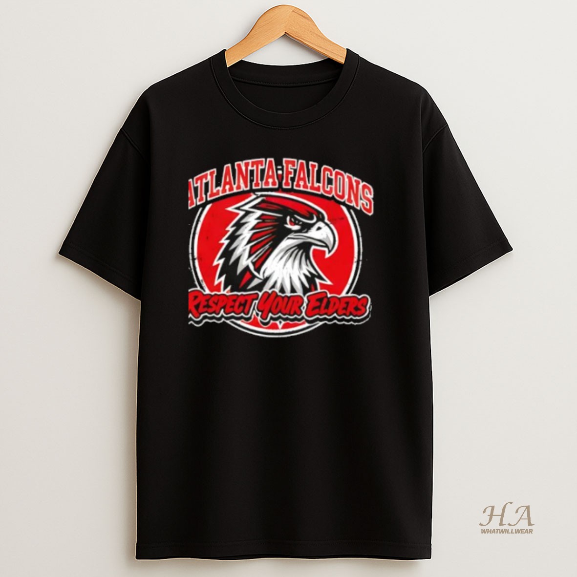 Official Atlanta Falcons Respect Your Elders T Shirt