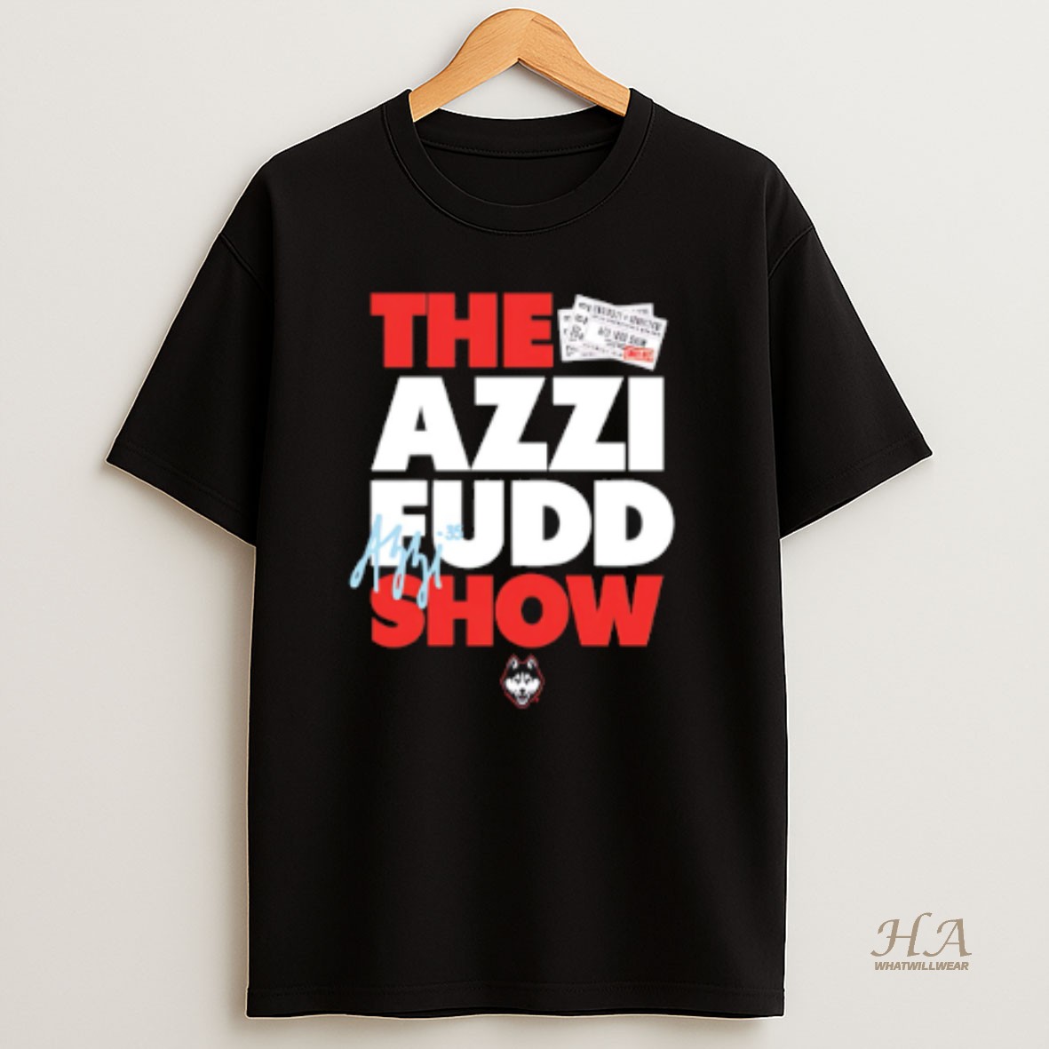 Official Azzi Fudd Uconn Huskies The Azzi Fudd Show T Shirt