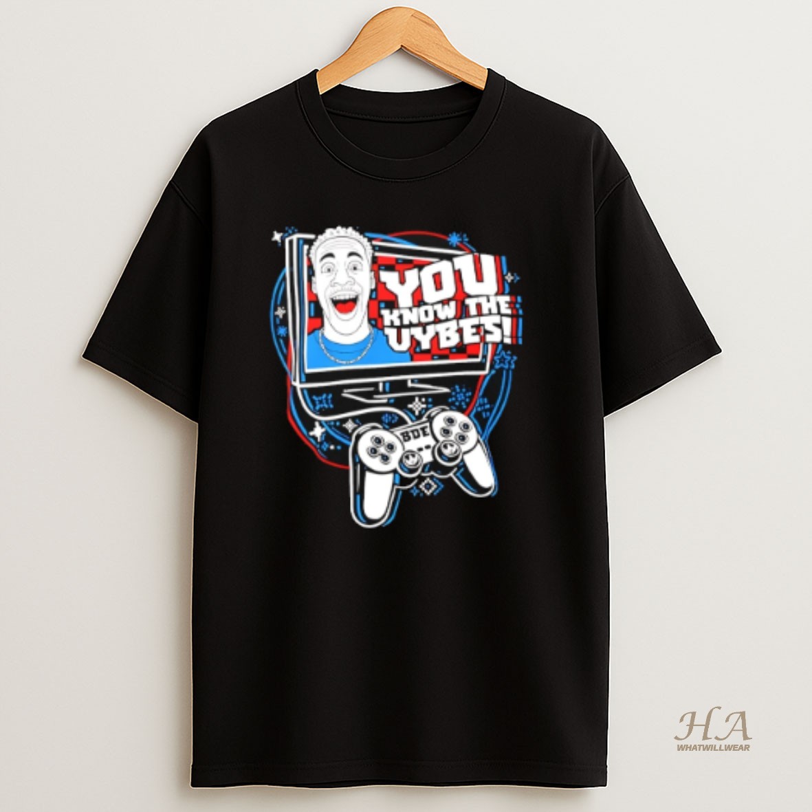Official Bde You Know The Vybes Wrestling T Shirt