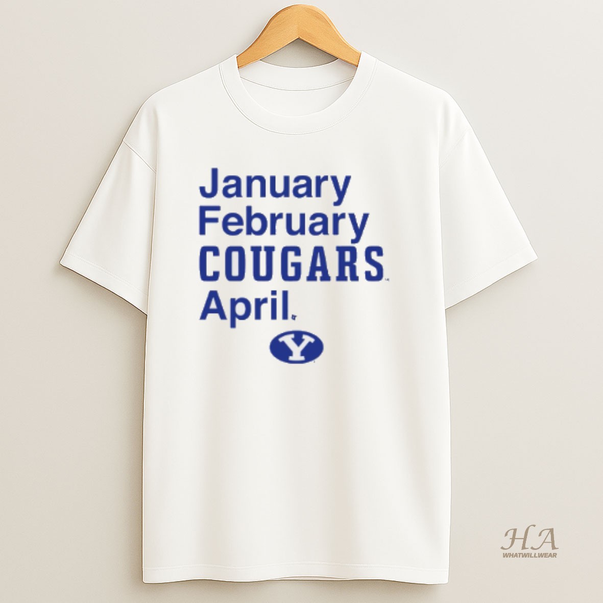 Official Byu Basketball January February Cougars April T Shirt