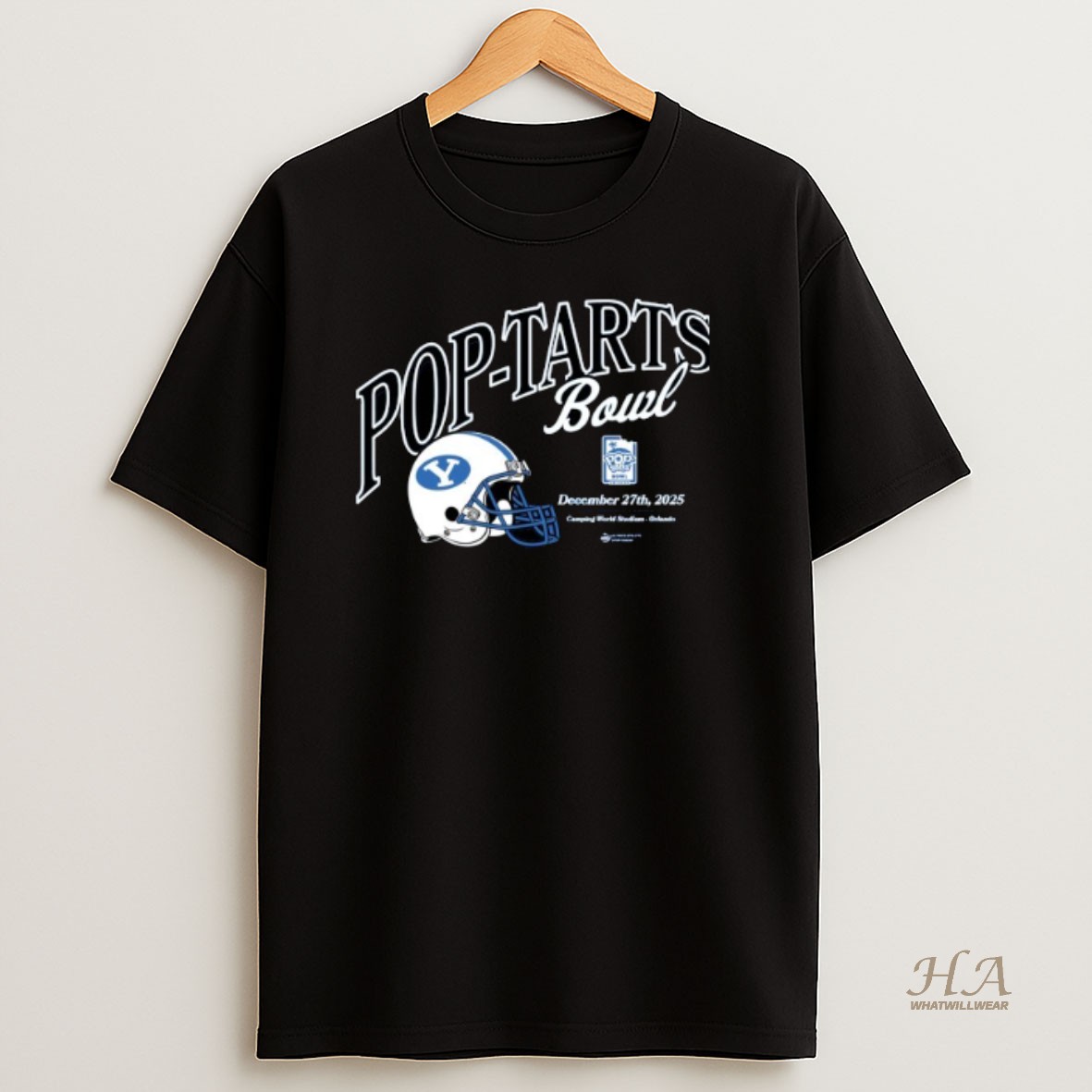 Official Byu Cougars Pop Tarts Bowl December 27th 2025 Helmet Shirt
