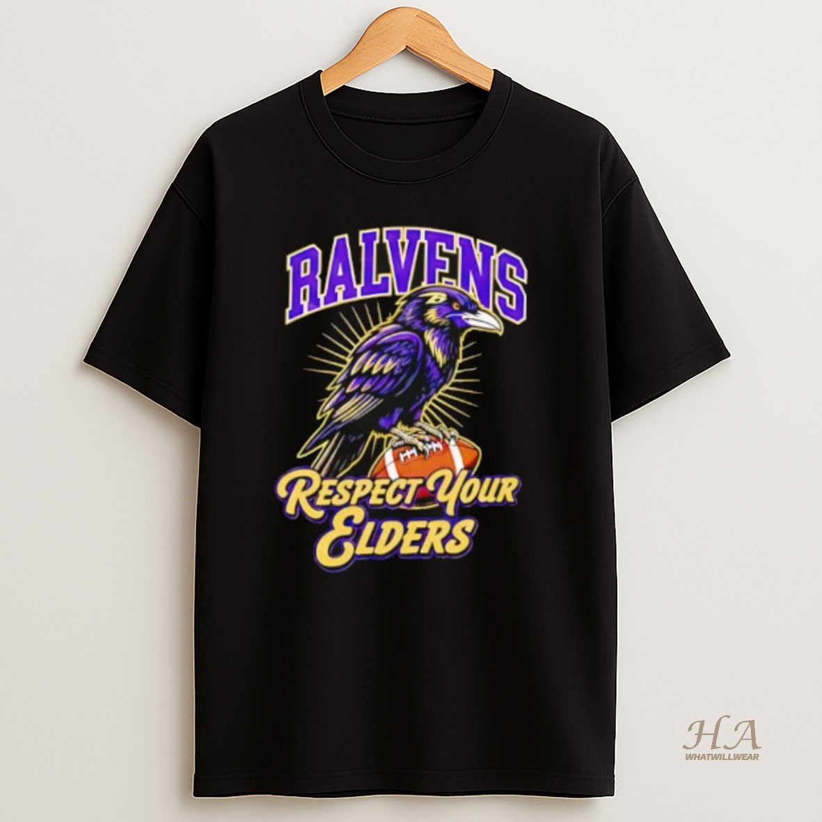 Official Baltimore Ravens Respect Your Elders T Shirt