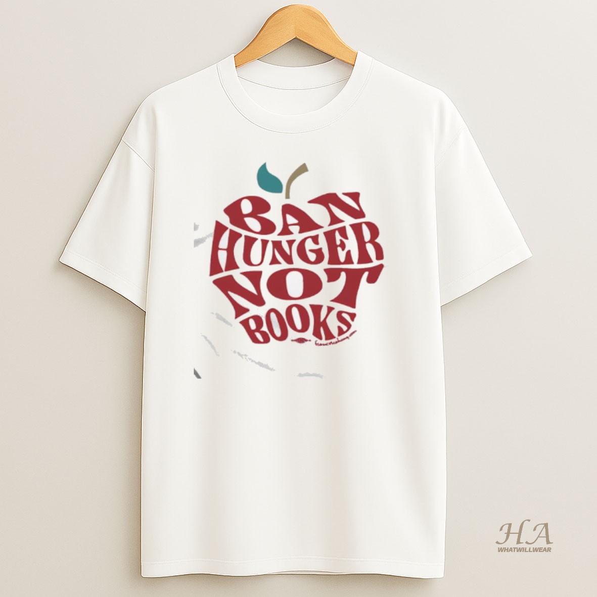 Official Ban Hunger Not Books Design Graphic T Shirt