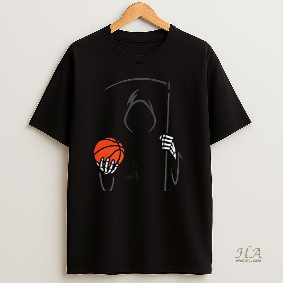 Official Basketball Grim Reaper T Shirt