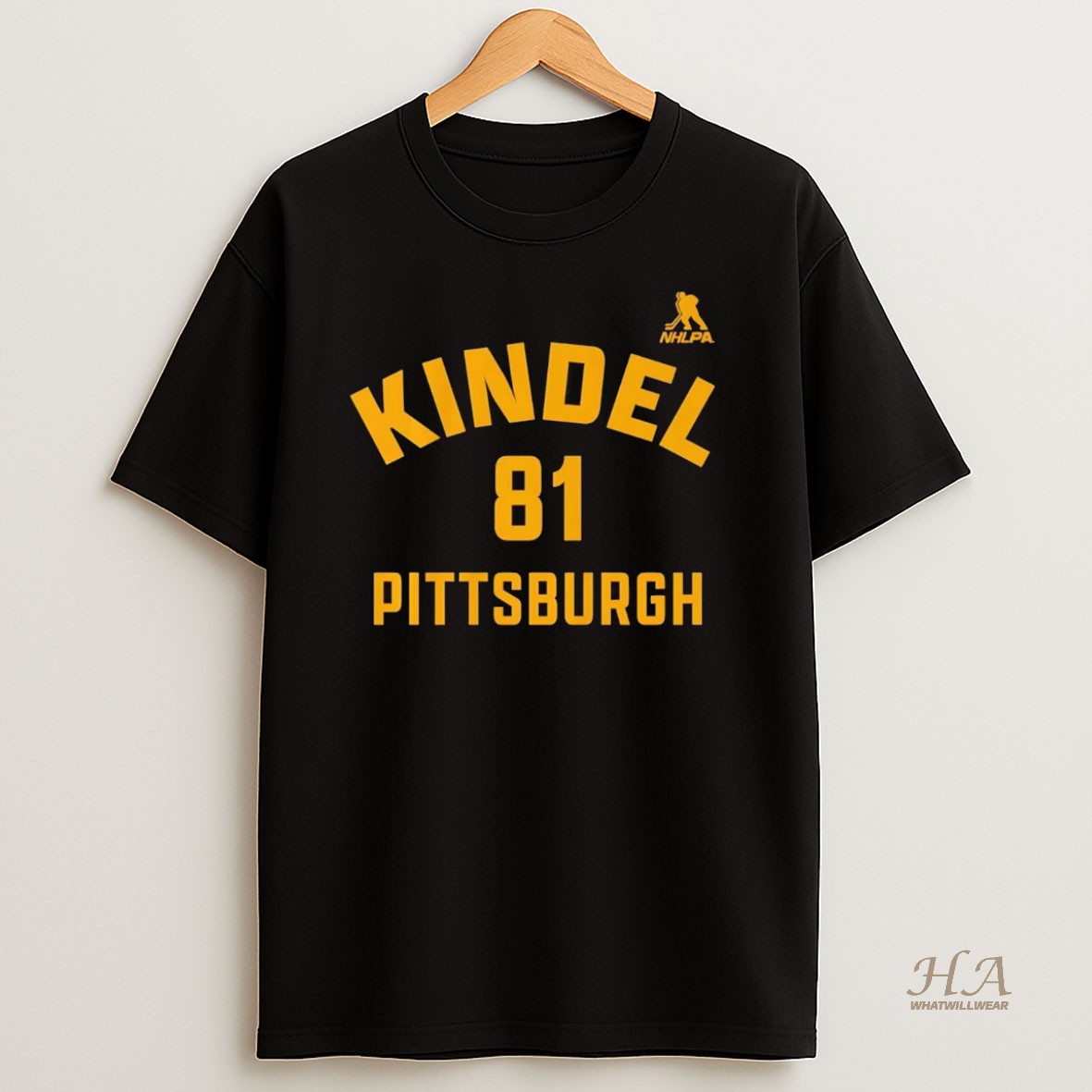 Official Ben Kindel 81 Pittsburgh Penguins Shirt