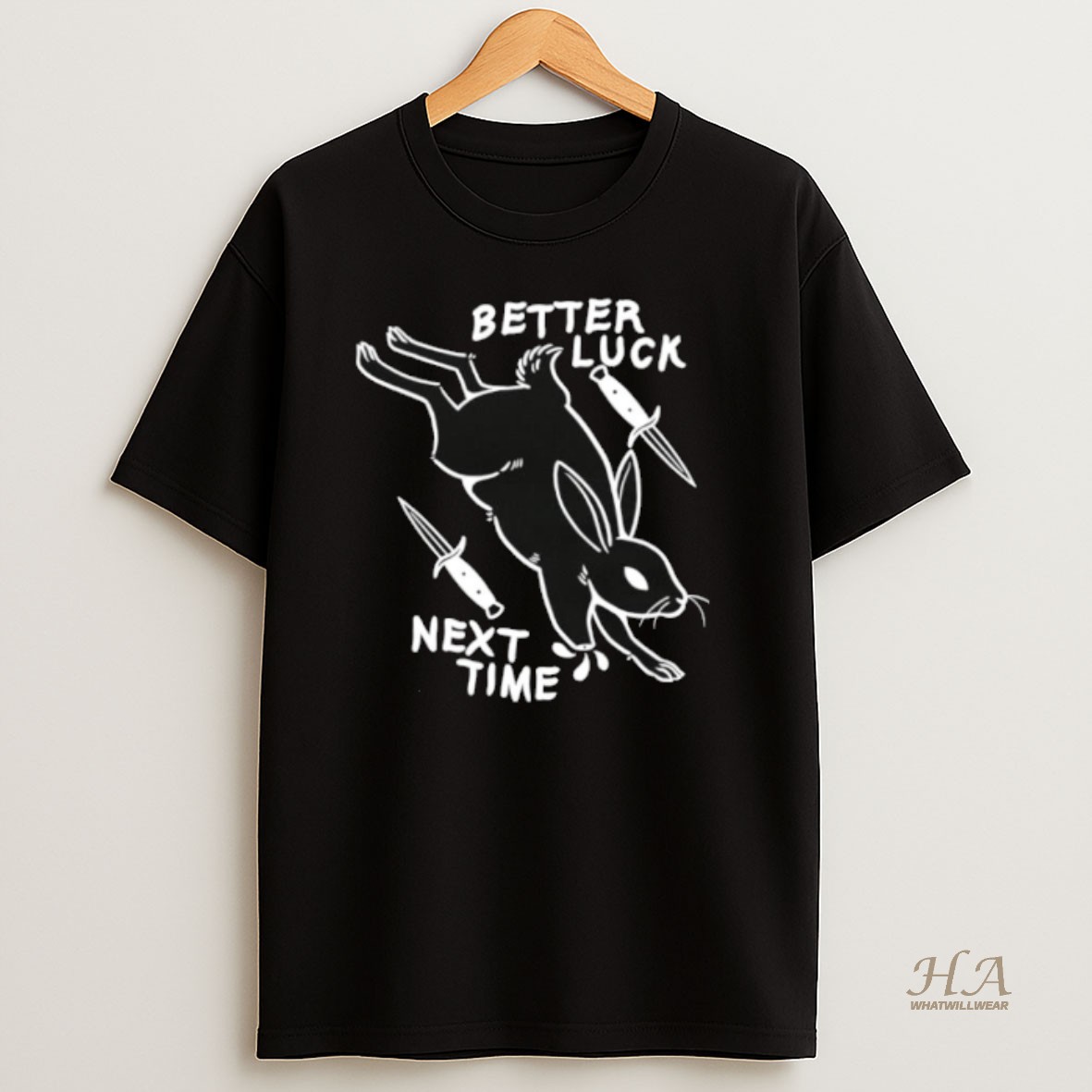 Official Better Luck Next Time Bunny T Shirt