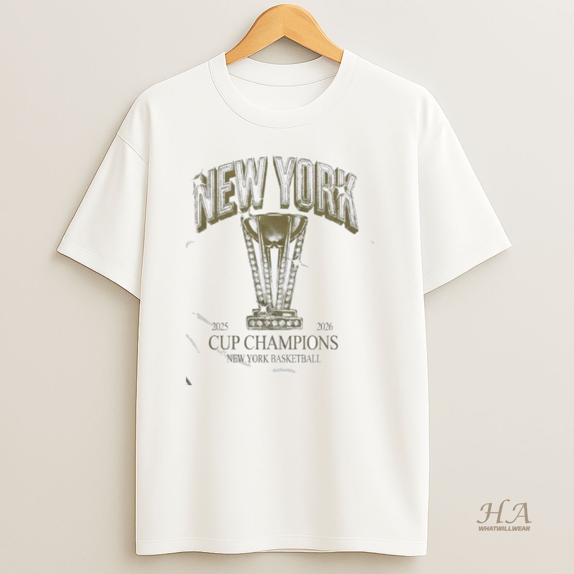 Official Big Knick Energy New York 2025 2026 Cup Champions T Shirt