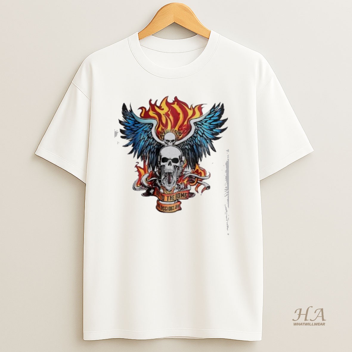 Official Biker Jersey Vintage Grey Multi T Shirt