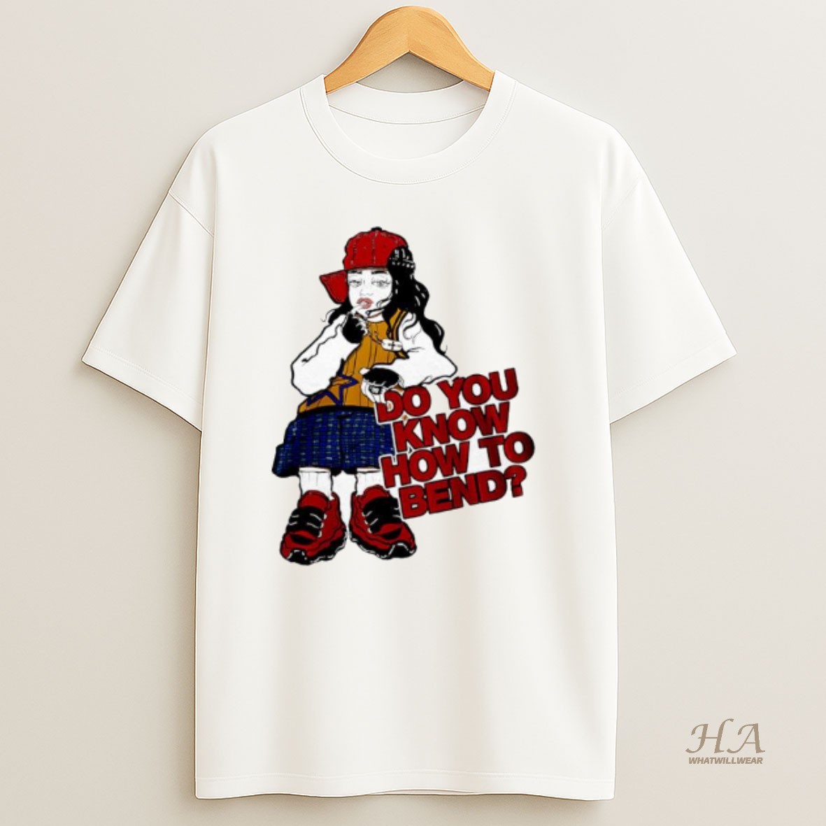 Official Billie Eilish Do You Know How To Bend Tour Collection T Shirt