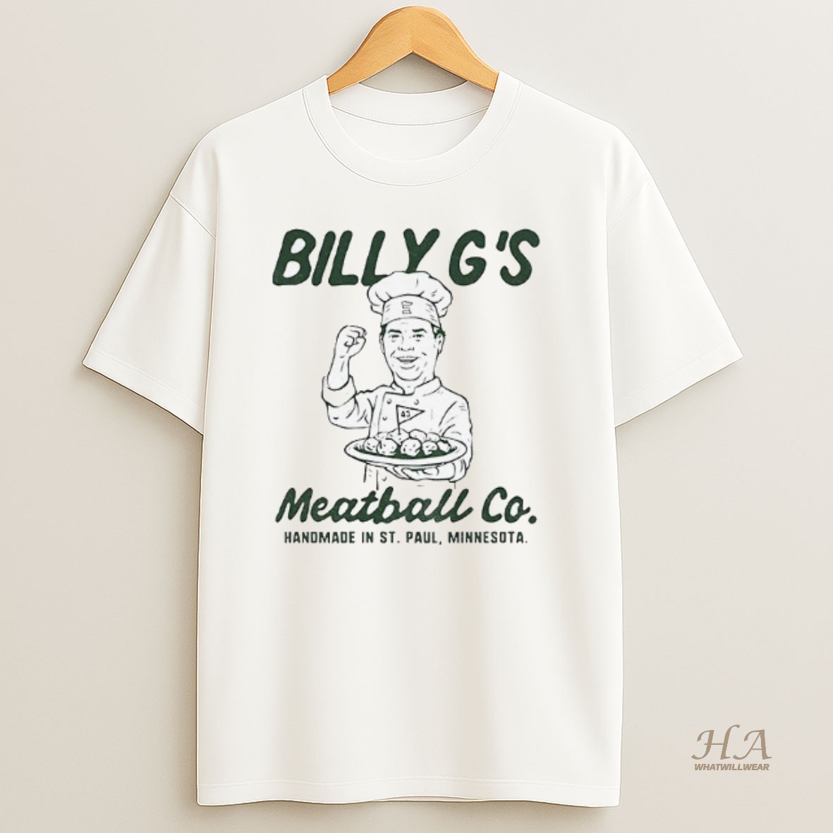 Official Billy Gs Meatball Co Handmade In St Paul Minnesota T Shirt