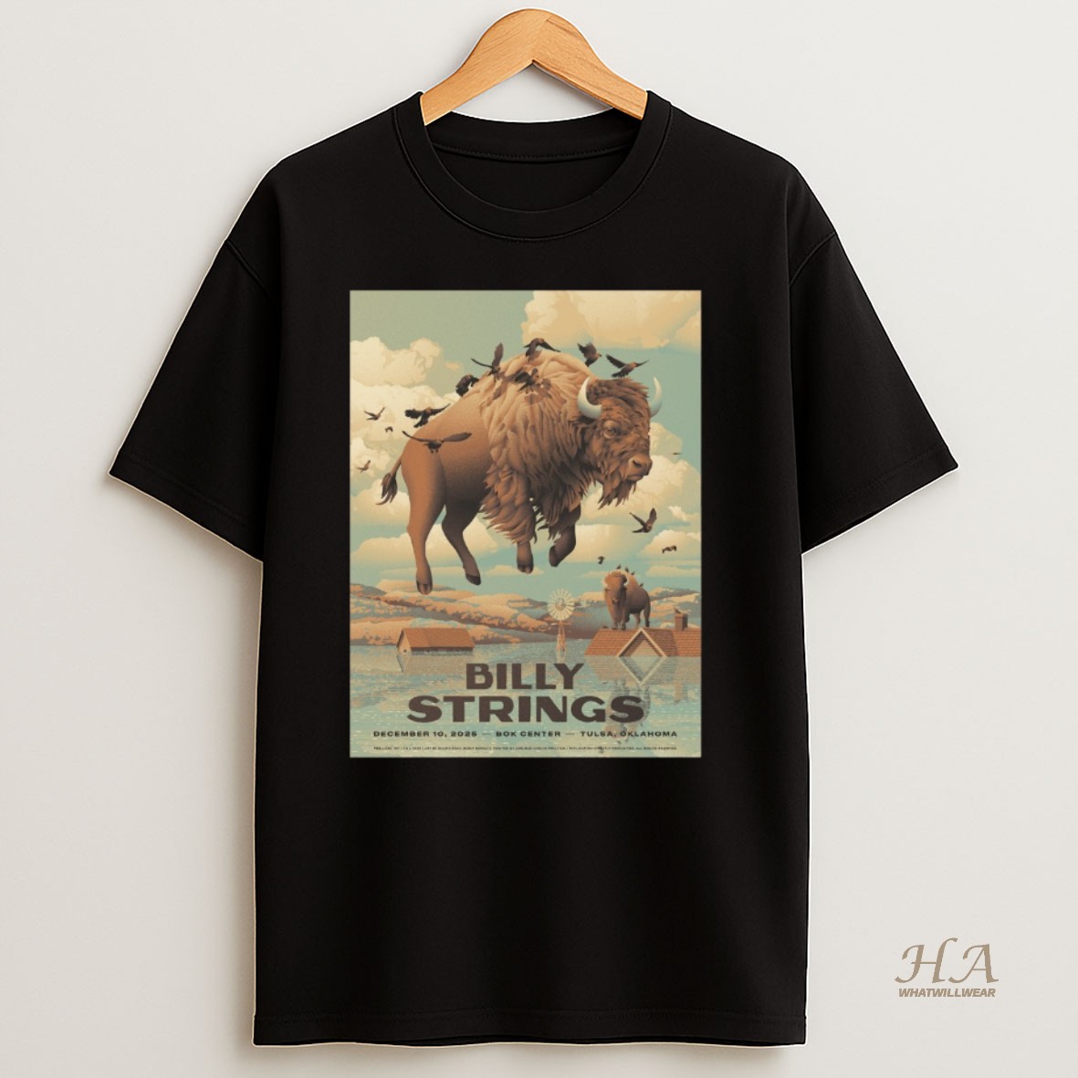 Official Billy Strings Concert December 10 2025 Bok Center In Tulsa Oklahoma Shirt