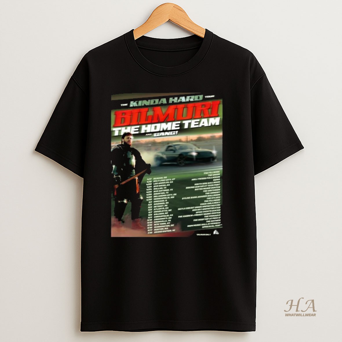 Official Bilmuri The Home Team And Gang The Kinda Hard Tour 2026 Long Sleve Shirt