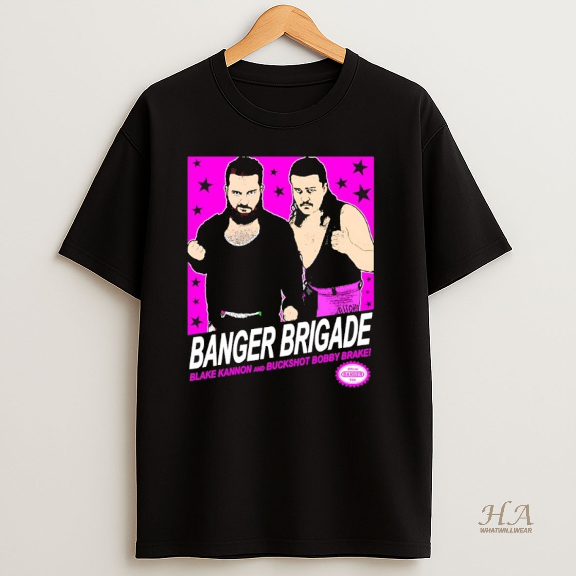 Official Blake Kannon And Buckshot Bobby Brake Banger Brigade Nes T Shirt