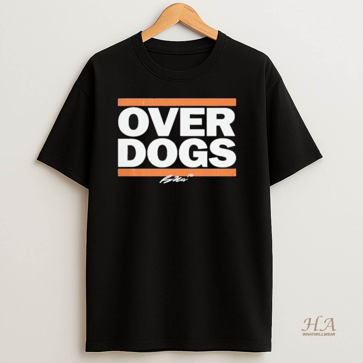 Official Bo Nix Overdogs Denver Broncos Signature T Shirt